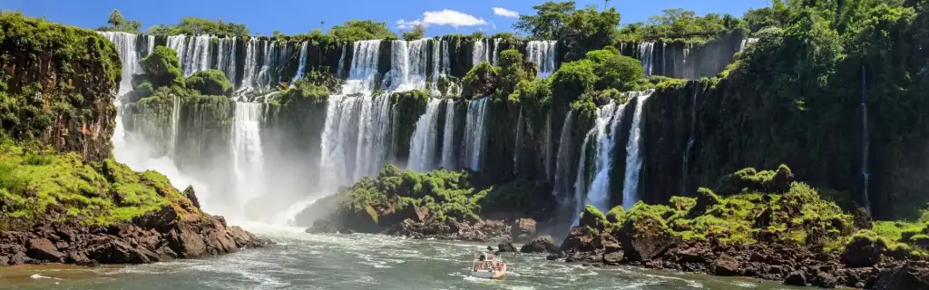 Iguazu Falls viewed from the Brazilian side